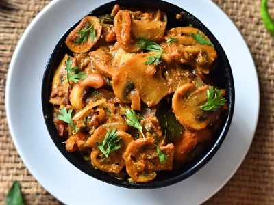 Mushroom masala